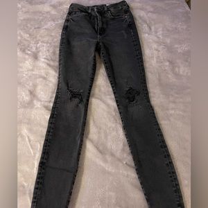 H&M, high waisted jeans, size 4